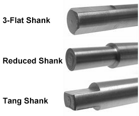 Viking Drill and Tool-Common Shank Types